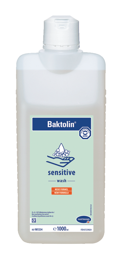 Baktolin® sensitiv | 1 Litermilde Waschlotion, farbstofffrei Baktolin® sensitiv | 1 Litermilde Waschlotion, farbstofffrei
