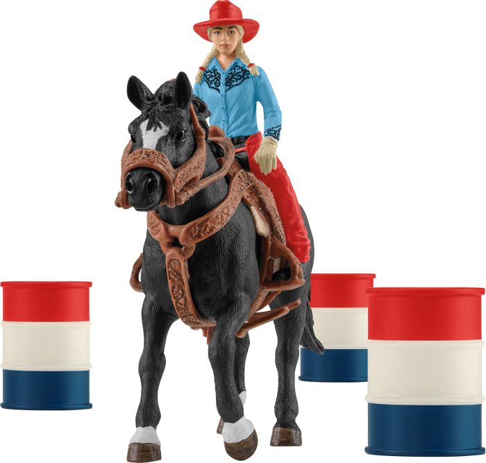Barrel Racing mit Cowgirl, Nr: 42576