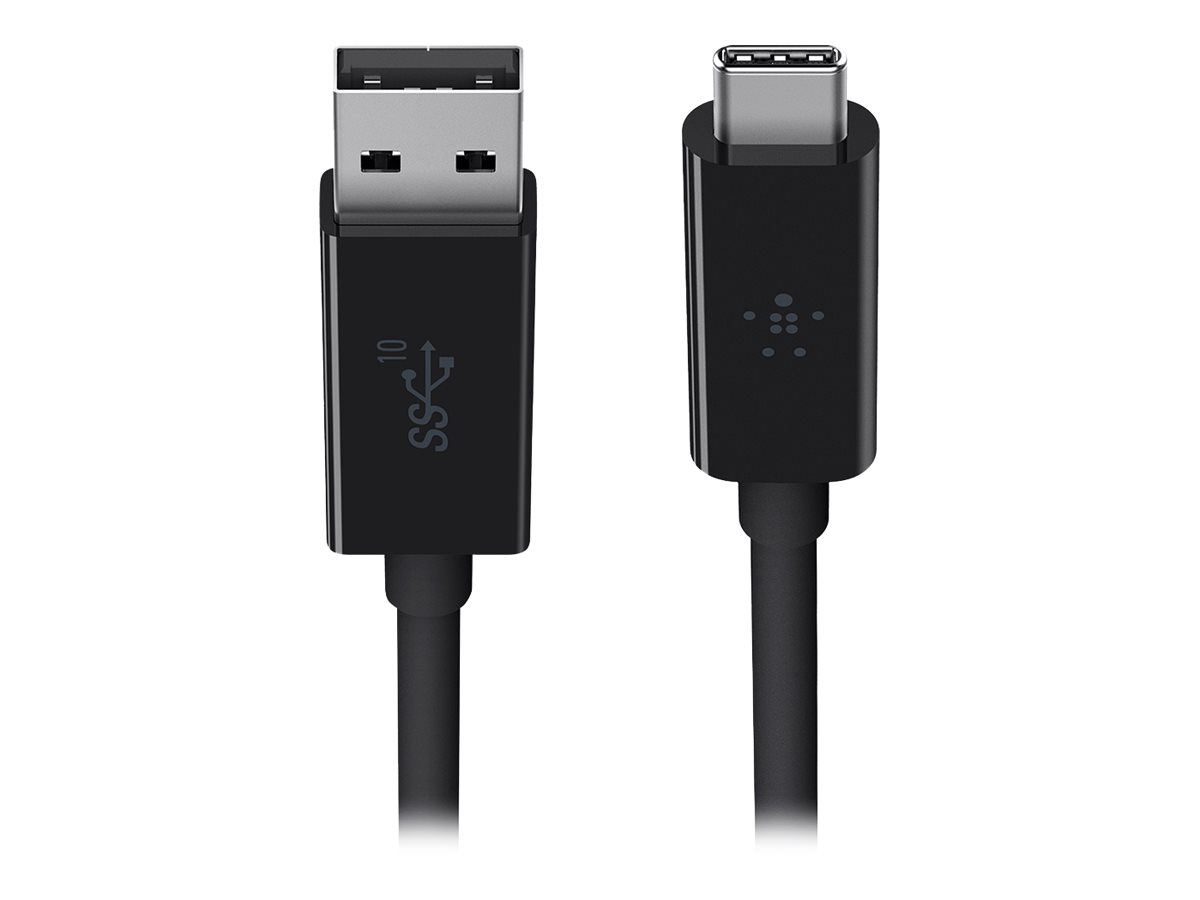 Belkin USB 3.1 SuperSpeed+ Kabel, USB-C auf USB-A, bis zu 10 GBit/s und 3000mA,