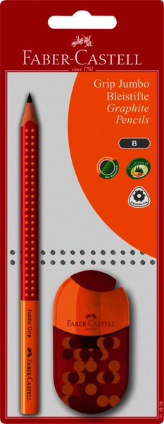 Bleistift Jumbo Grip Two Tone + Spitzer BK