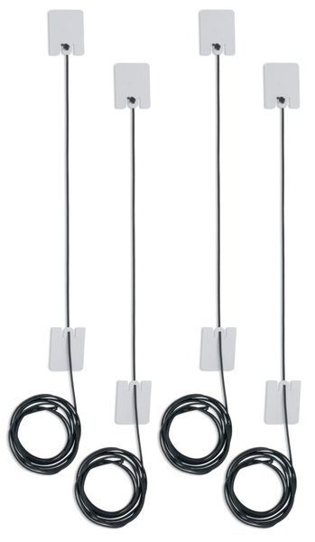 Board Lanes grau, 160cm, 4er Pack zur Einteilung von Boards