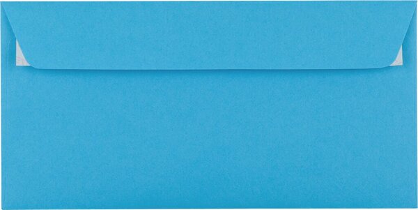 Briefumschlag C5/6 DL HK intensiv-blau 100g 229x114mm