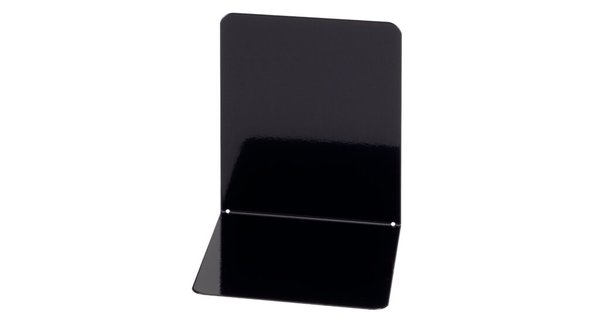 Buchstütze Metall schwarz breit 14x14x13cm, 1 Paar