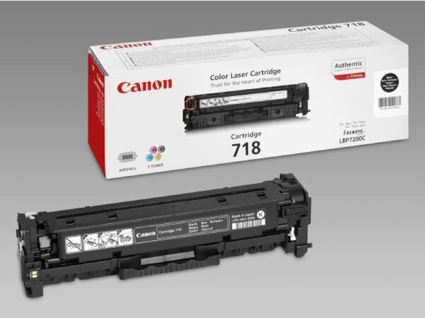 CANON 718 Black Schwarz Tonerpatrone