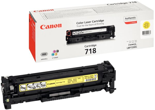 CANON 718 Yellow Gelb Tonerpatrone