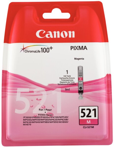 CANON CLI 521M Magenta Tintenbehälter