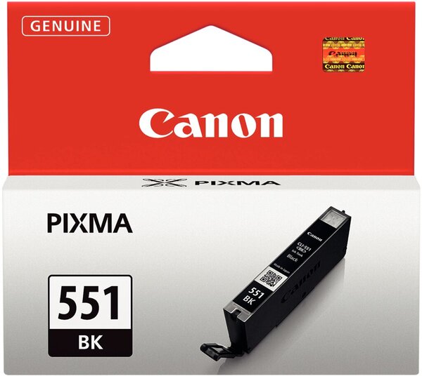 CANON CLI 551BK Schwarz Tintenbehälter CANON CLI 551BK Schwarz Tintenbehälter
