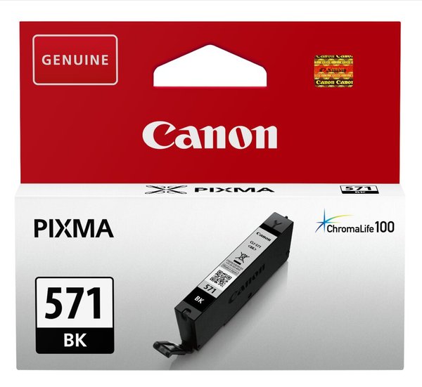 CANON CLI 571BK Schwarz Tintenbehälter