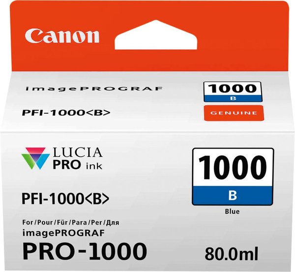 CANON PFI 1000 B Blau Tintenbehälter
