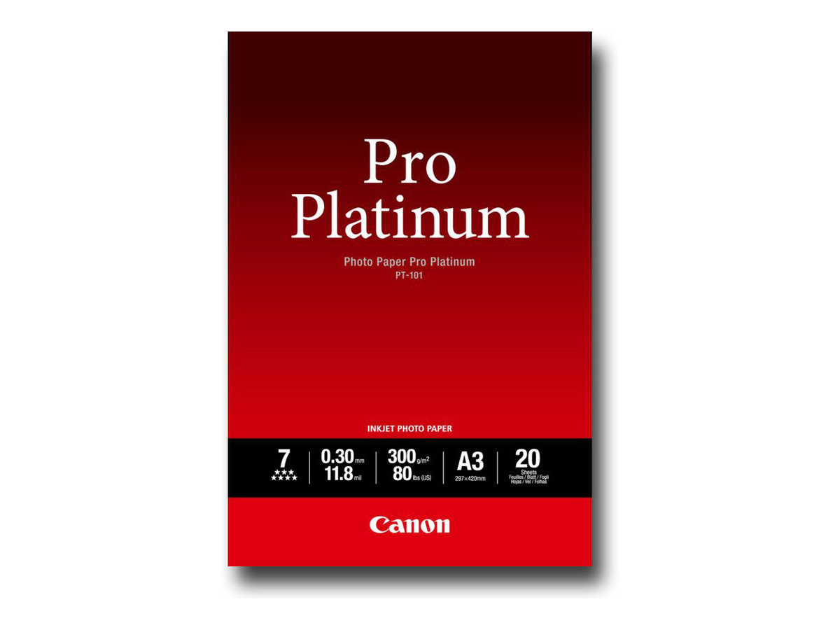 CANON Pro Platinum PT-101 Fotopapier A3 20Blatt