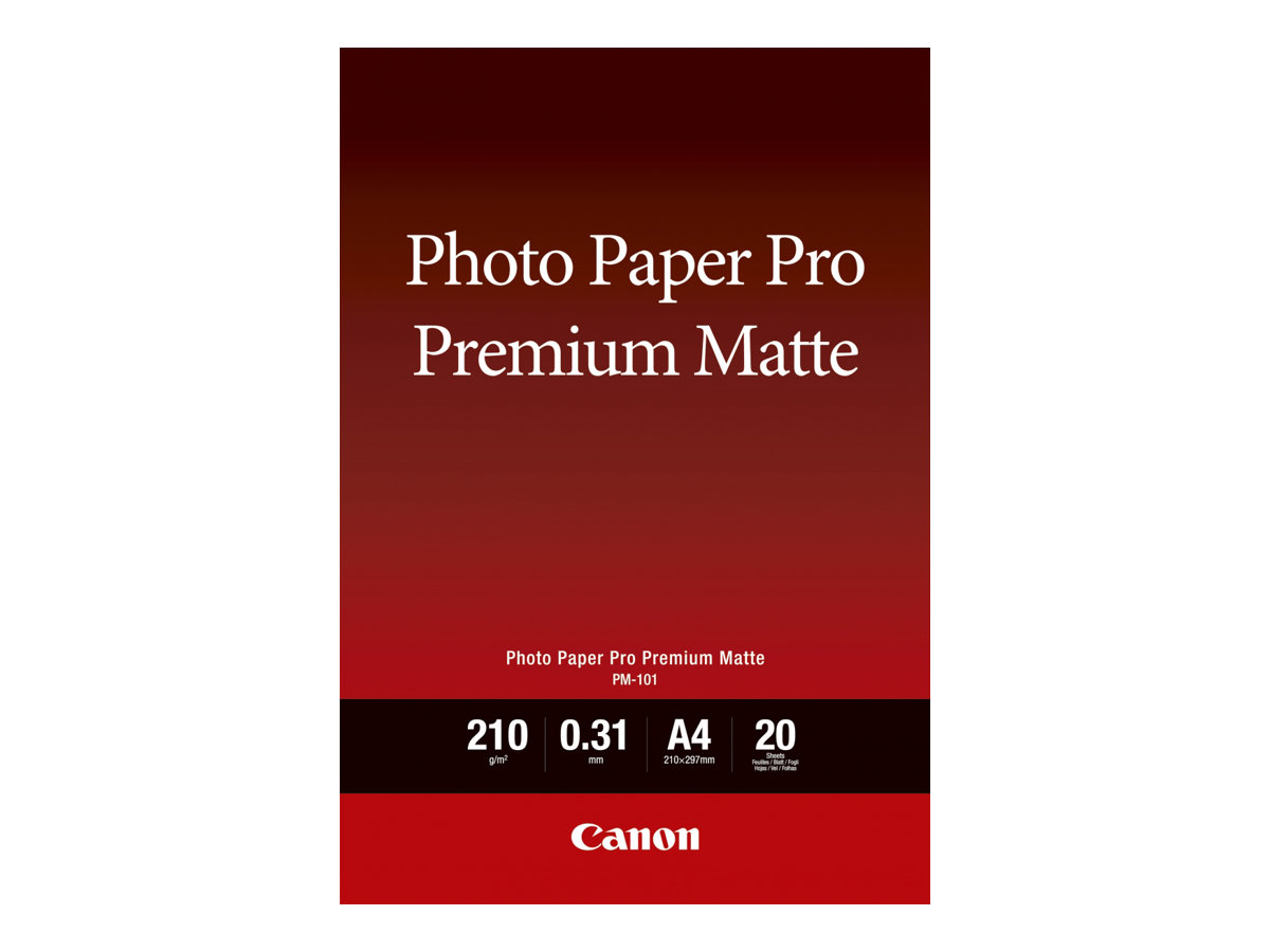 CANON Pro Premium Matte PM-101 Fotopapier A4 20 Blatt
