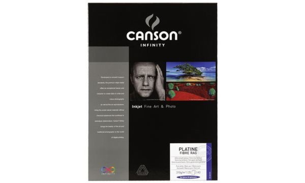 CANSON INFINITY Fotopapier Platine Fibre Rag, 310 g/qm, A4 (5297836)