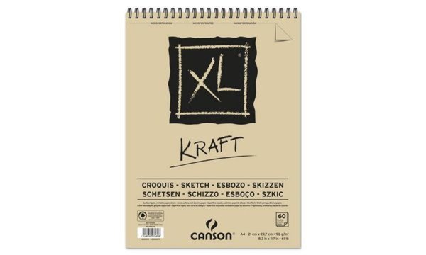 CANSON Skizzen- und Studienblock XL Kraft, DIN A5 (5299103)