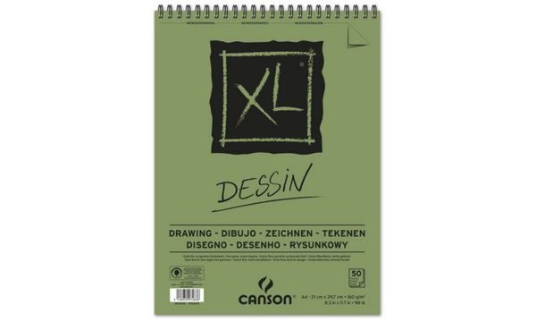 CANSON Skizzen- und Studienblock XL Zeichnen, DIN A3 (5299075)