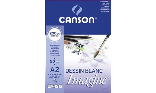 CANSON Skizzenblock Imagine, DIN A2 , 200 g/qm (5290064)