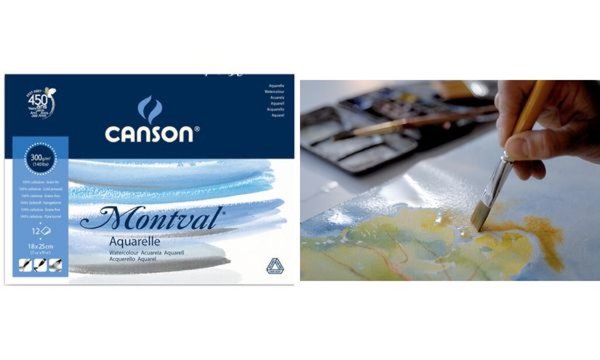 CANSON Zeichenpapierblock Montval , 180 x 250 mm, 300 g/qm (5297791)