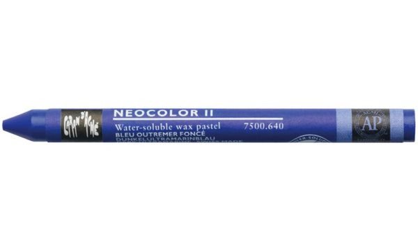 CARAN DACHE Aquarell-Wachsmalstift NEOCOLOR II, schwarz (86020408)