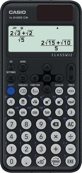 Wissenschaftlicher Schulrechner FX-810DE CW Solarbetrieben,
