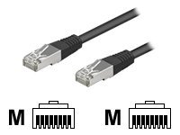CAT 5-200 FTP SCHWARZ/BLACK 2m