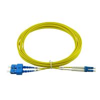 CBO BlueOptics LWL Patchkabel LC / SC SM G.652.D yellow 1,0m