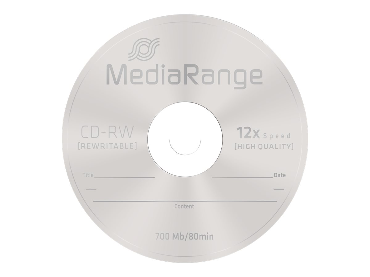 CD-RW 12x 10er Spindel 80min