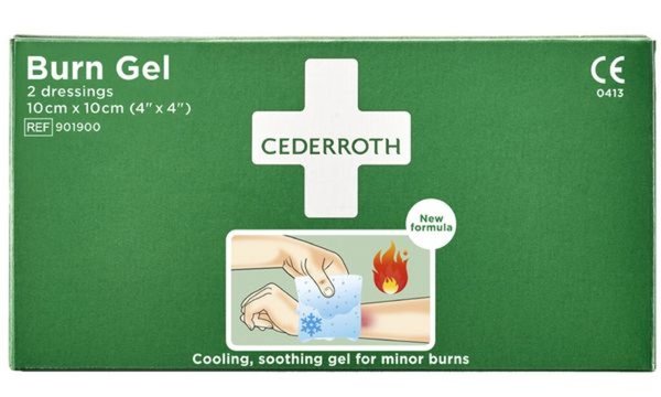 CEDERROTH Verbrennungs-Gelkompresse , 100 x 100 mm (8910034)