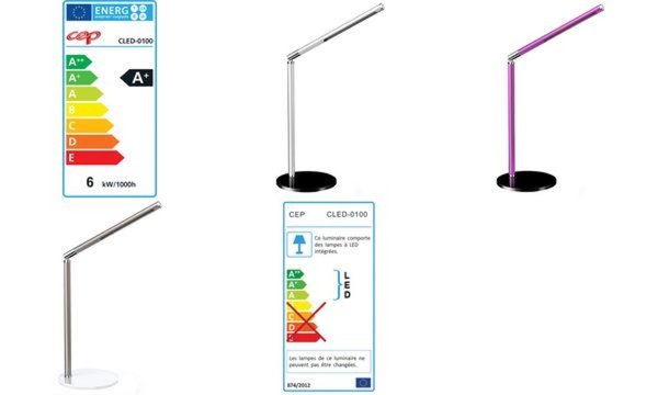 CEP LED Tischleuchte CepPro, schwar z-metallgrau (52535296)
