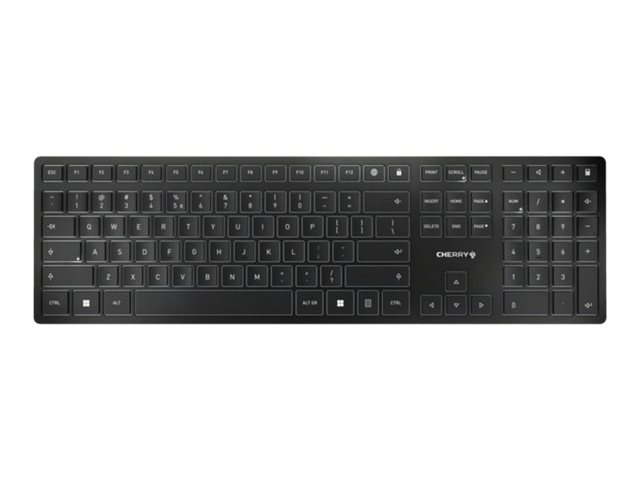 CHERRY KW 9100 SLIM - Tastatur - kabellos - 2.4 GHz, Bluetooth 4.0