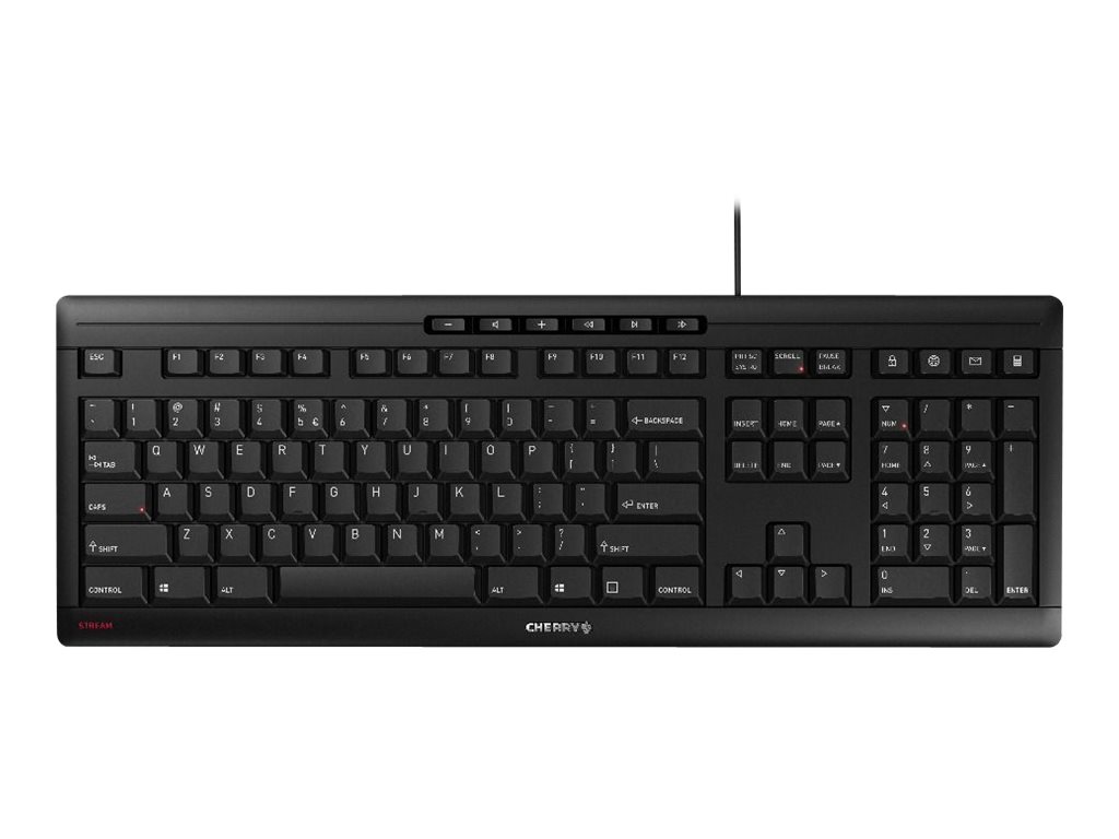 CHERRY STREAM KEYBOARD black (BE)