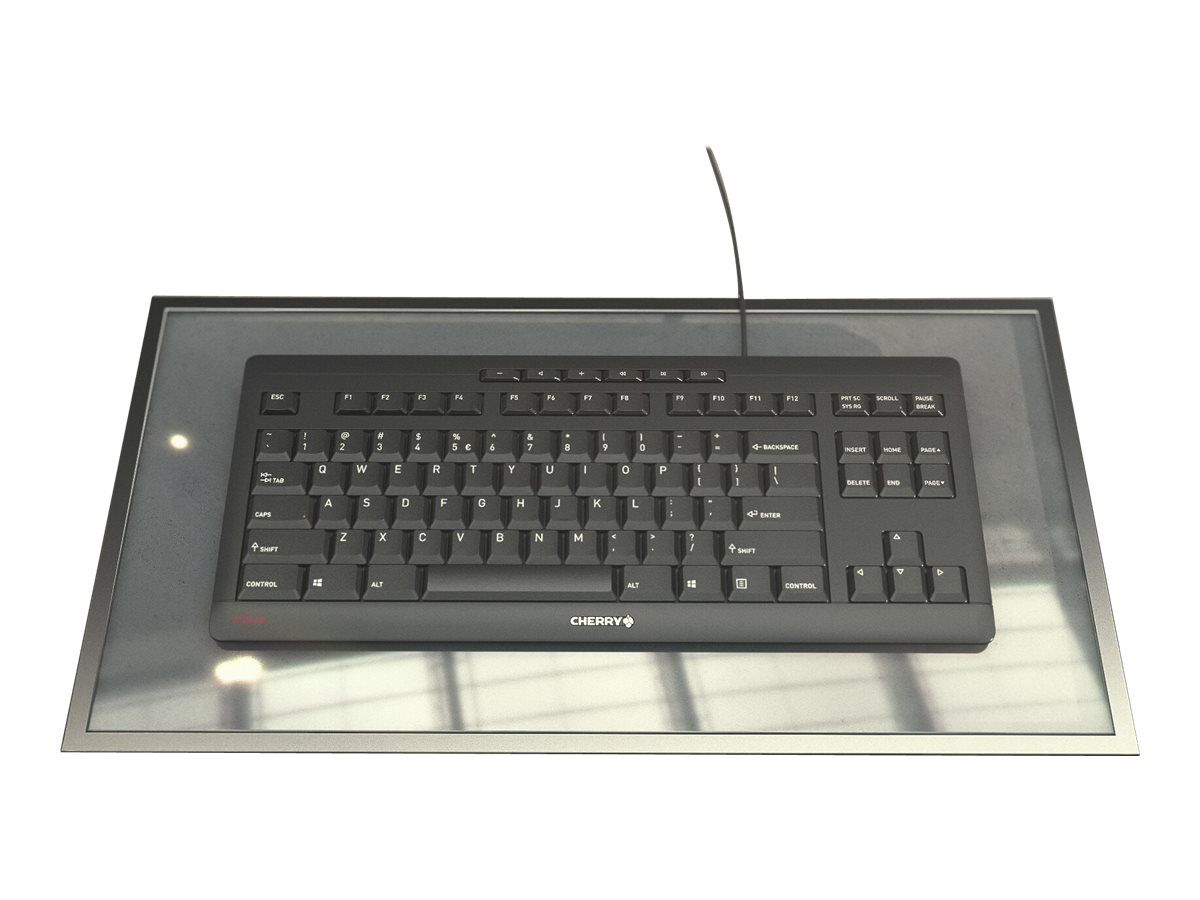 CHERRY TAS STREAM KEYBOARD TKL Corded FR-Layout schwarz