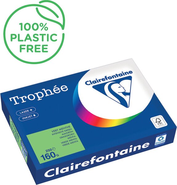 Kopierpapier,A4 160g, 250Blatt Trophee Intensiv, minze