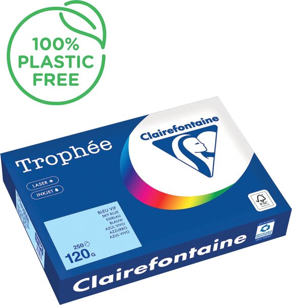 Kopierpapier,A4 120g, 250Blatt Trophee Pastell, eisblau