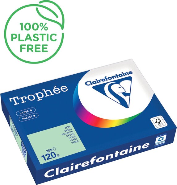 Kopierpapier,A4 120g, 250Blatt Trophee Pastell, hellgrün