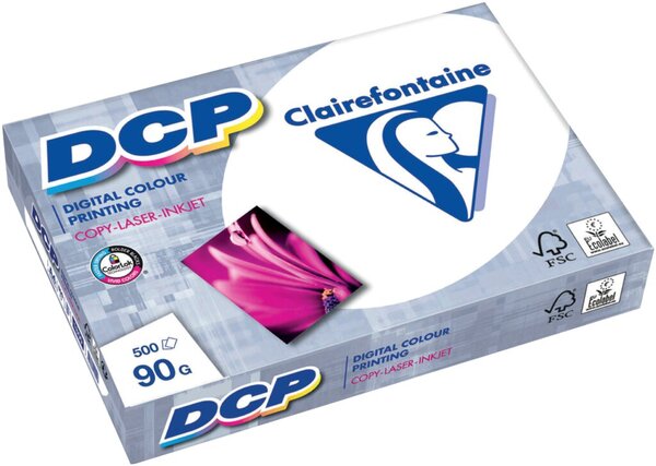 DCP Papier für Farblaserdrucker,- Kopierer ws A4 90g, 500Bl.