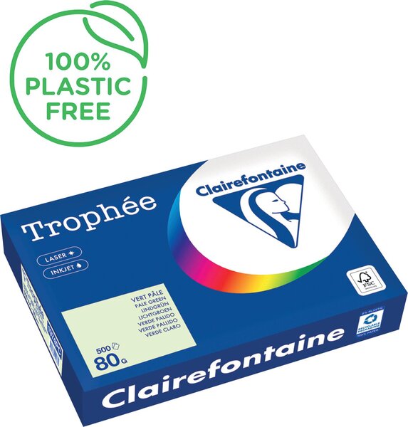 Kopierpapier,A4 80g, 500Blatt Trophee Pastell, blaßgrün