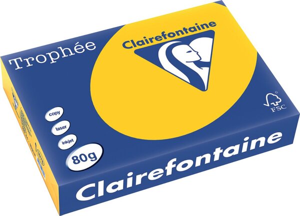 Clairalfa Universal-Papier Trophée, A4, sonnenblumengelb