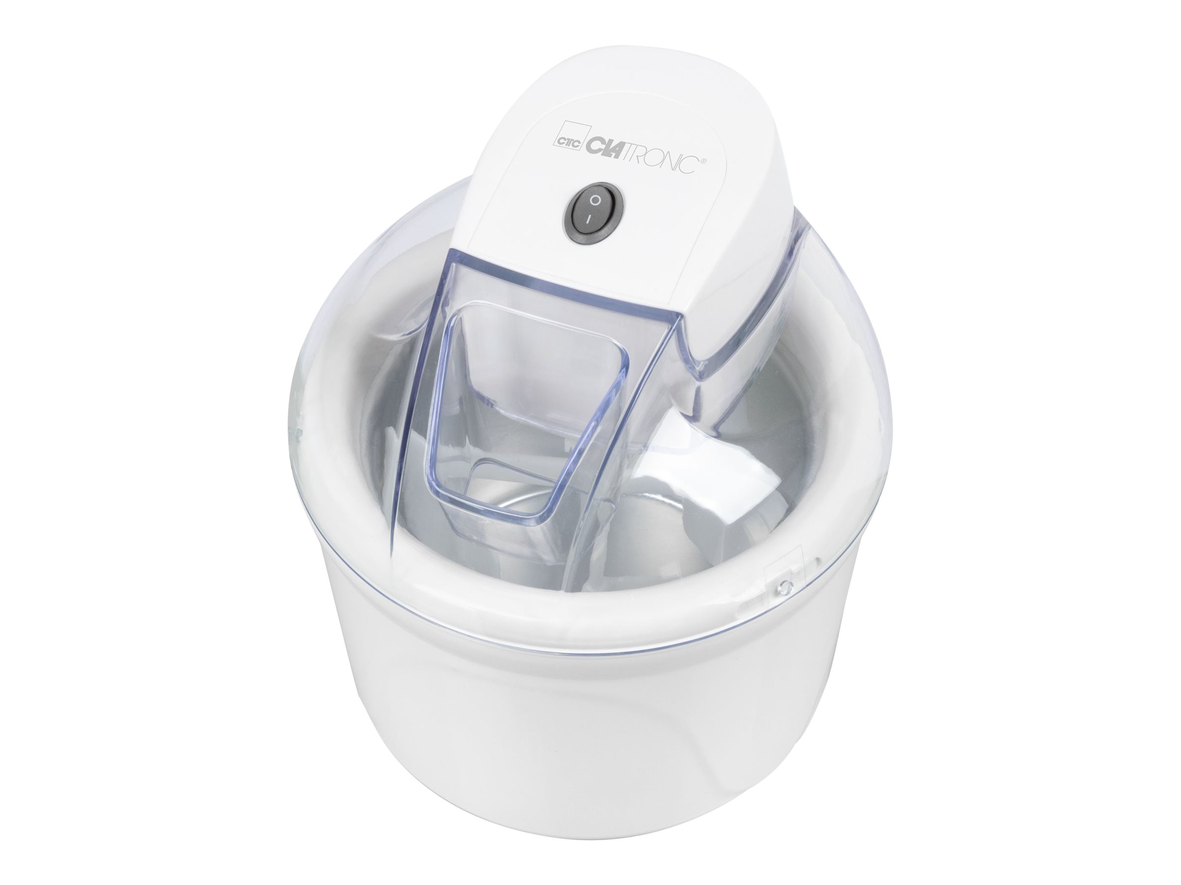 CLATRONIC Eiscremeautomat ICM 3764, 1,5 Liter, weiß
