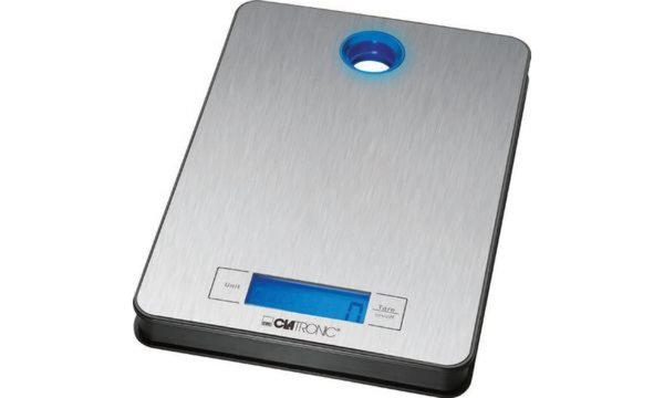 CLATRONIC Küchenwaage KW 3412, Trag kraft, 5 kg, edelstahl (95272709)