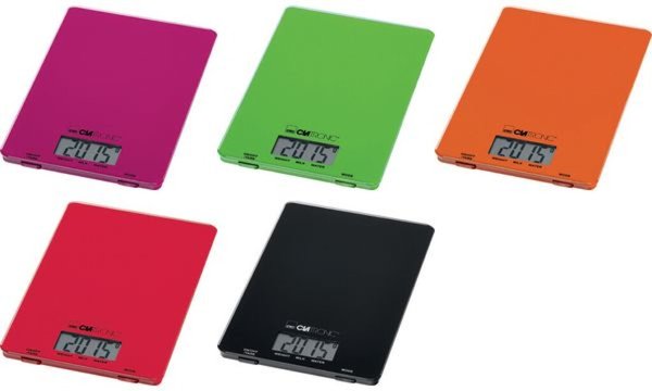 CLATRONIC Küchenwaage KW 3626, Trag kraft, 5 kg, schwarz (95273724)