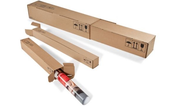 COLOMPAC Teleskop-Versandhülse Multi-Cargo, braun, DIN A20 aus Wellpappe, schne