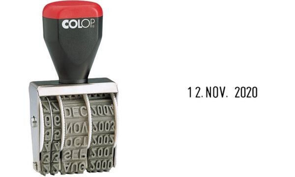 COLOP Datumstempel 05000, Monate in Buchstaben (62518043)