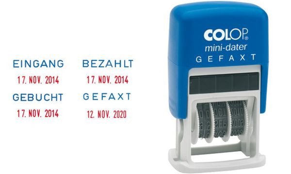 COLOP Datumstempel Mini Dater S160 L2 BEZAHLT (62518074)