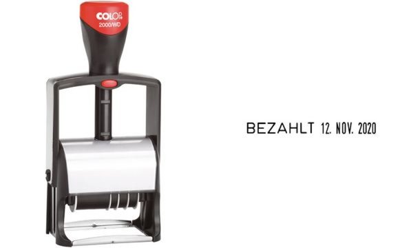 COLOP Stativ-Wortbandstempel Class ic Line 2000/WDmit Datum (62518026