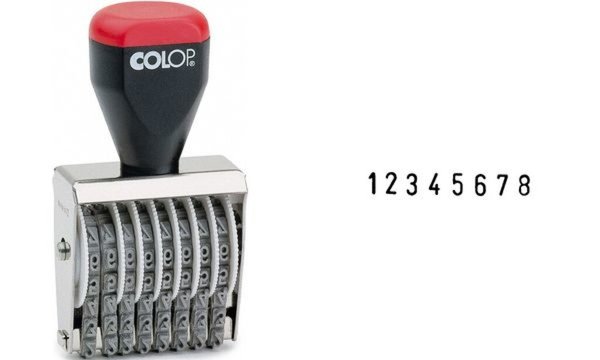 COLOP Ziffernstempel 03008, 8-stell ig (62518040)