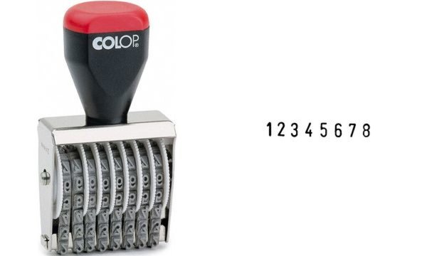 COLOP Ziffernstempel 04008, 8-stell ig (62518042)