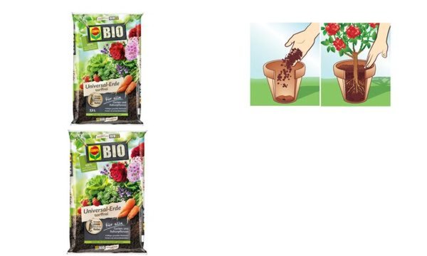 COMPO BIO Universal-Erde torffrei, 7,5 Liter (60010007)