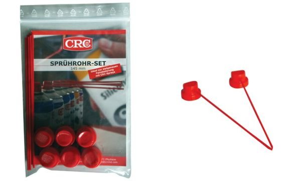 CRC Sprührohr-Set für CRC Spraydose n, 145 mm, rot (6403343)