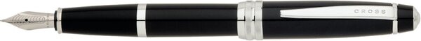 Füllfederhalter Cross BAILEY, Schwarz-Lack, Edelstahlfeder M