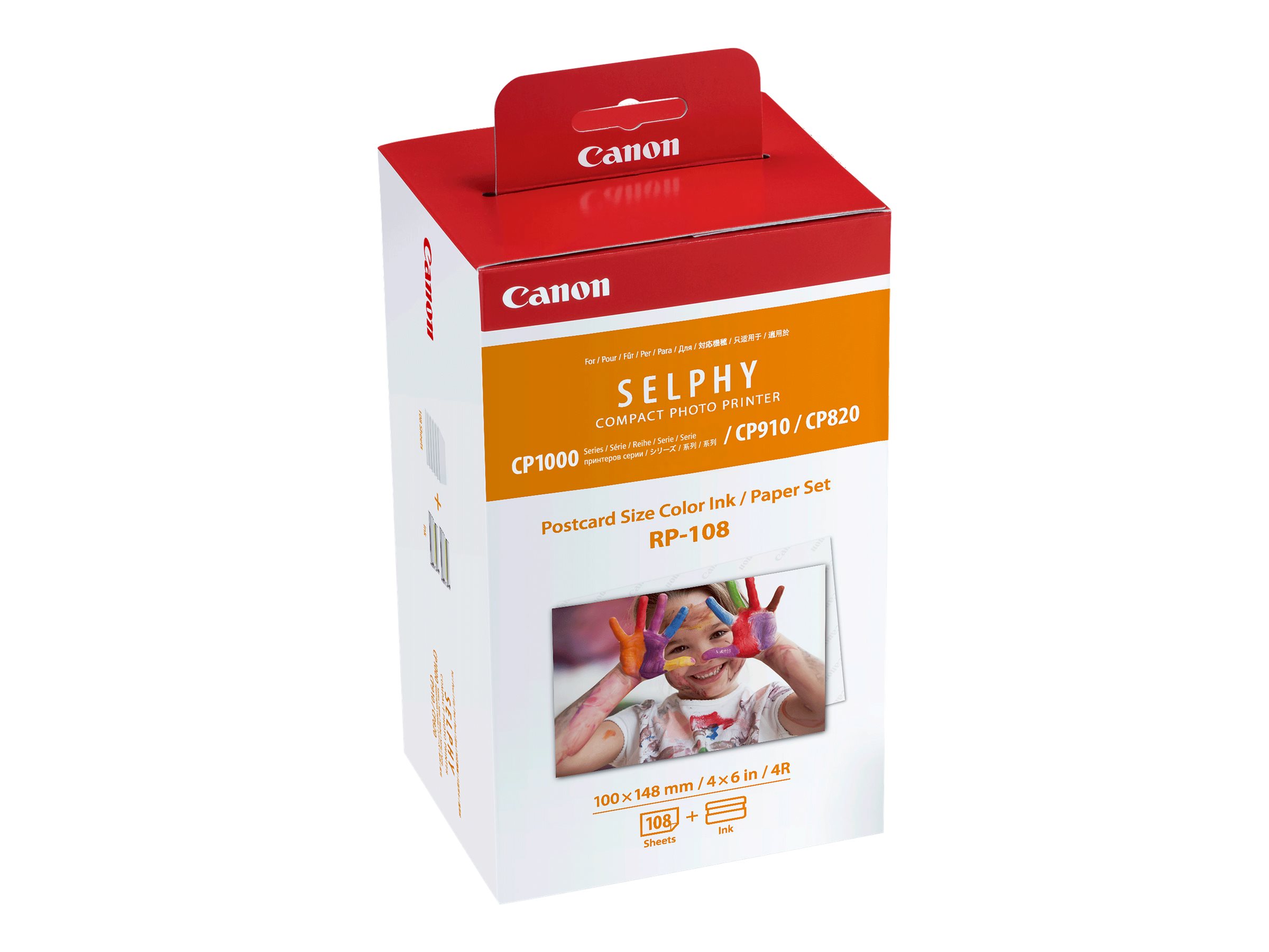 Canon RP-108 10x15 cm Papier und Farbband (108 Blatt)