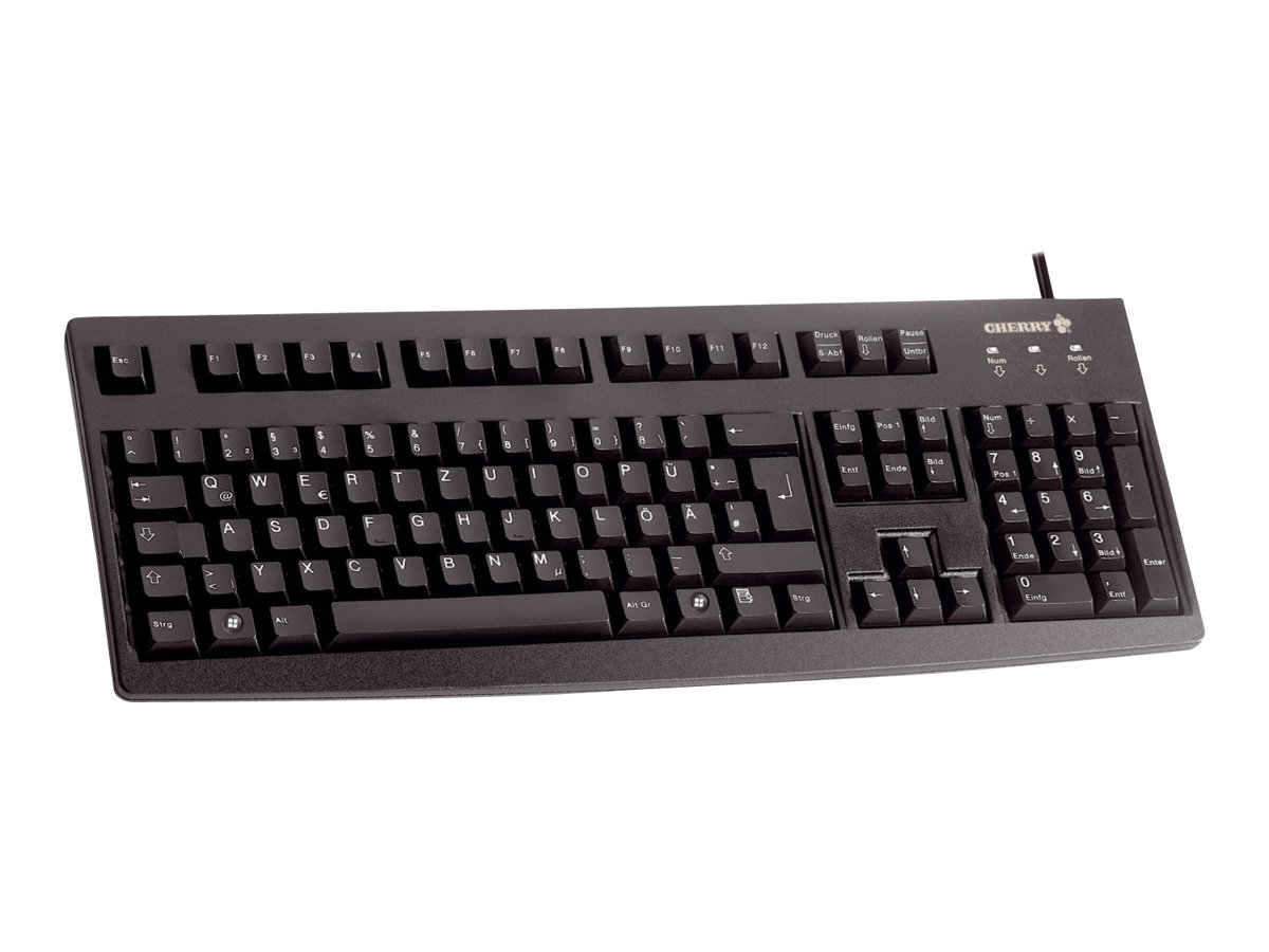 Cherry G83-6105 LUNFR-2 schwarz Tastatur USB 105 Tasten MS W95    FR